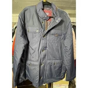 NWOT UNTUCKit Lightweight Navy Blue Nylon Jacket Coat XL